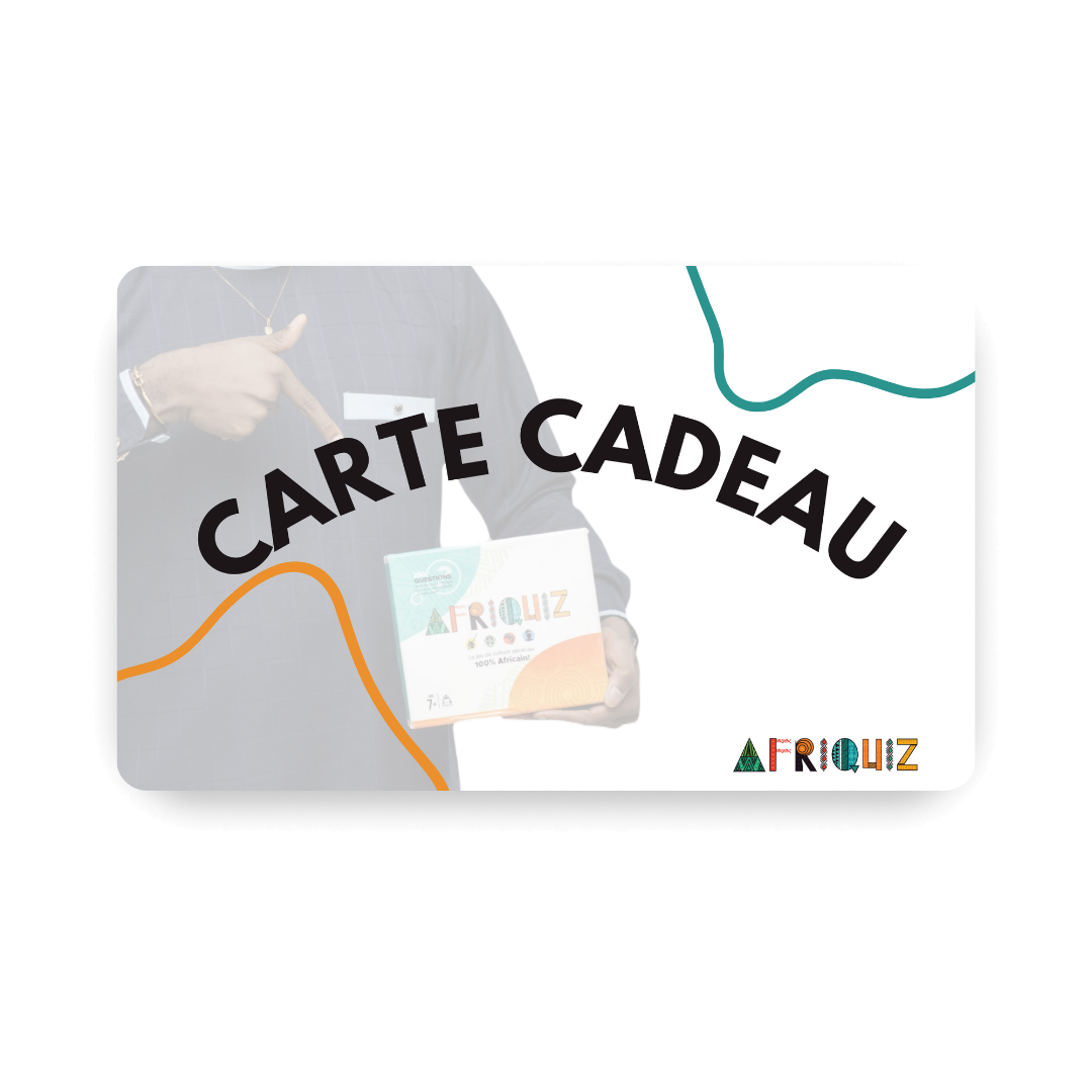 E-carte cadeau AfriQuiz